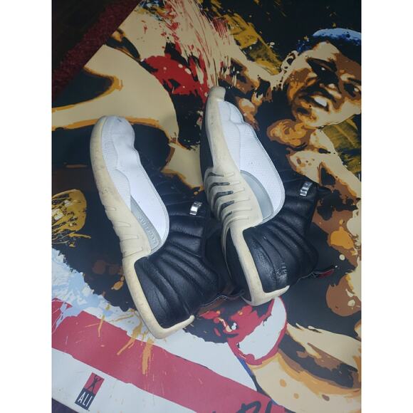 Nike Air Jordan 12 Retro Low Playoffs Sneakers Black/White, Men's Size 11.5 - Picture 4 of 8